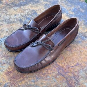 Vintage G.H.Bass brown leather loafers